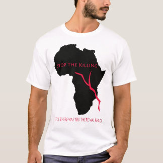 Blod för T-tröjaafrikaöversikt Tee Shirt