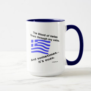 Blod från Hellas flyter genom ådrorna Ibland Ouzo Mugg