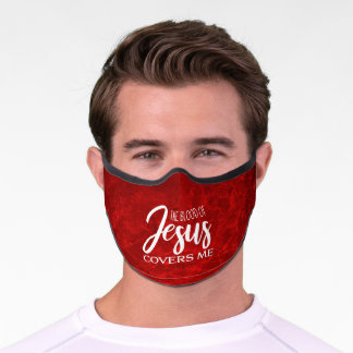 Blod från Jesus (texturerad) Premium Ansikte-mask