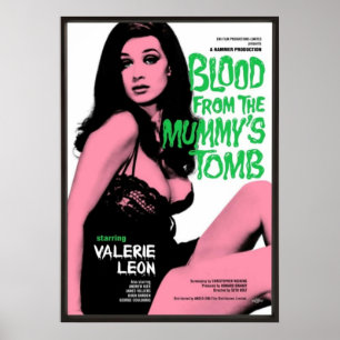 Blod från Mummys Grav Poster