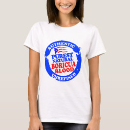 Blod från Purest Natural Boricua T Shirt