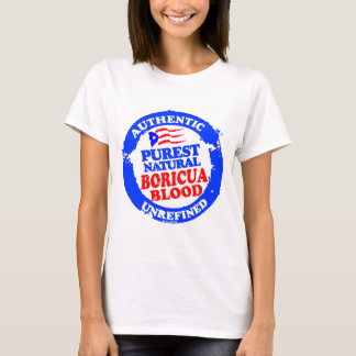 Blod från Purest Natural Boricua T Shirt