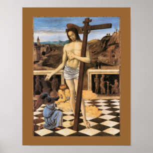Blod från Redeemer Bellini Jesus Angel Poster