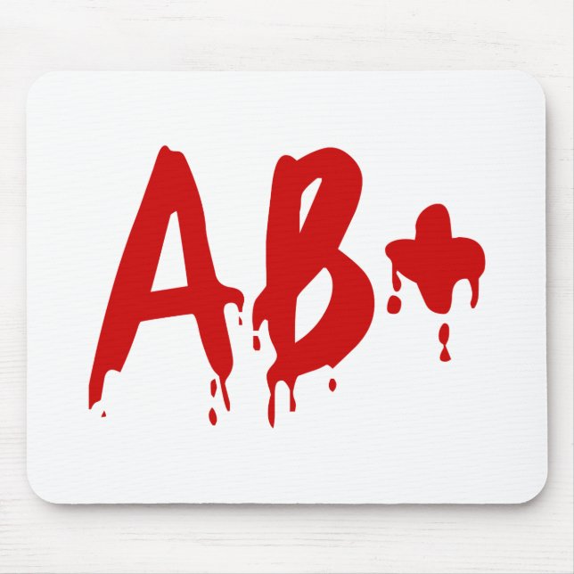 Blod Group AB+ Positive #Horror Hospital Musmatta (Framsidan)