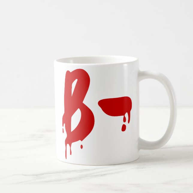Blod Group B- Negativa #Horror Hospital Kaffemugg (Höger)