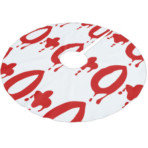 Blod Group O+ Positive #Horror Hospital Julgransmatta Borstad Polyester