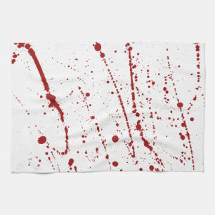 Blod Halloween blodig nedfläckadSplatter Kökshandduk