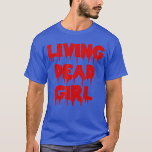 Blod Halloween Zombie Film Levande Död Flickvän fr T Shirt