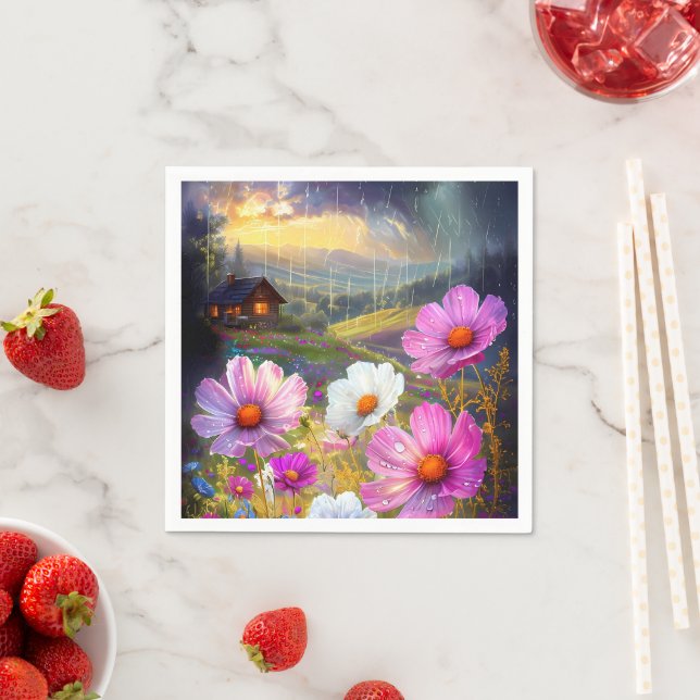 Blod i block: En konstnärlig Visning Pappersservett (Insitu)