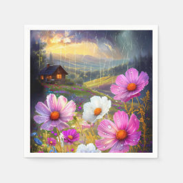 Blod i block: En konstnärlig Visning Pappersservett