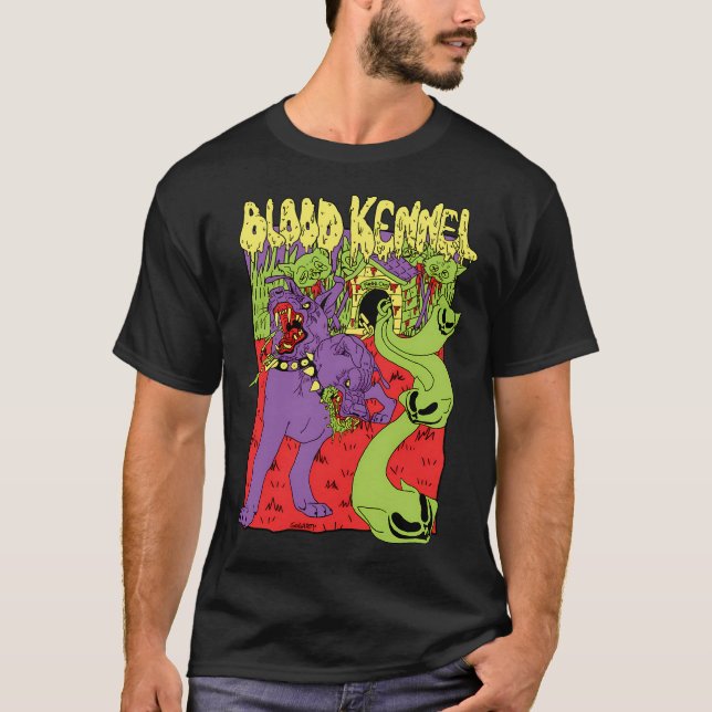 Blod Kennel T Shirt (Framsida)