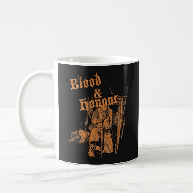 Blod och ärlighet - MetalCore Kaffemugg (Vänster)