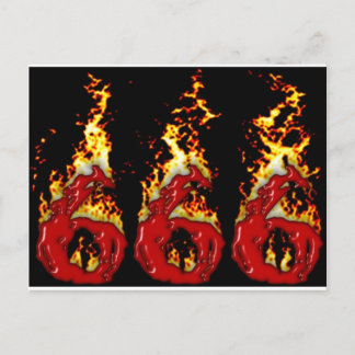 Blod och brand vykort