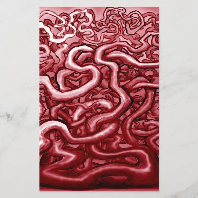 Blod och tarmar brevpapper (Framsida)