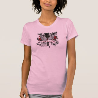 blod- och vingarlogotyp tee