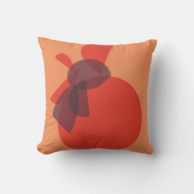 Blod Orange Cushion Kudde (Framsida)