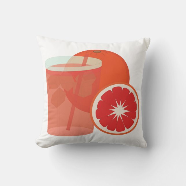 Blod Orange Kudde (Framsida)
