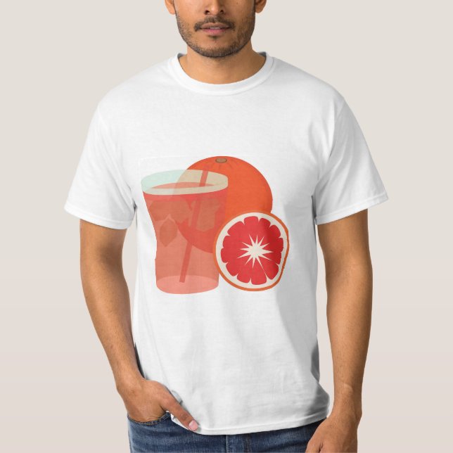 Blod Orange T Shirt (Framsida)
