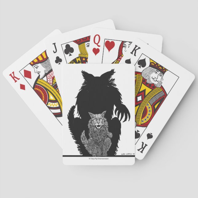 Blod på Måne| Grimalkin Casinokort (Baksidan)