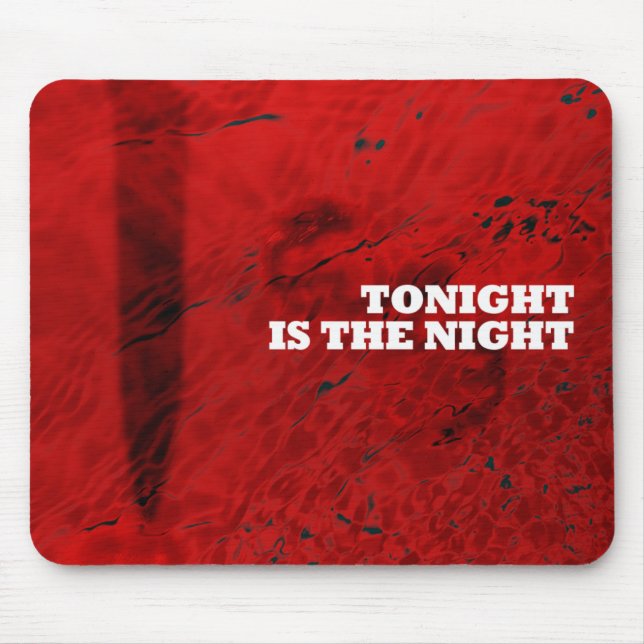 Blod röda Mousepad Musmatta (Framsidan)