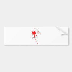 Blod Splatter Bildekal