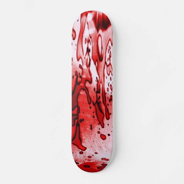 Blod Splatter Bloody  Skateboard Bräda 20 Cm (Framsida)