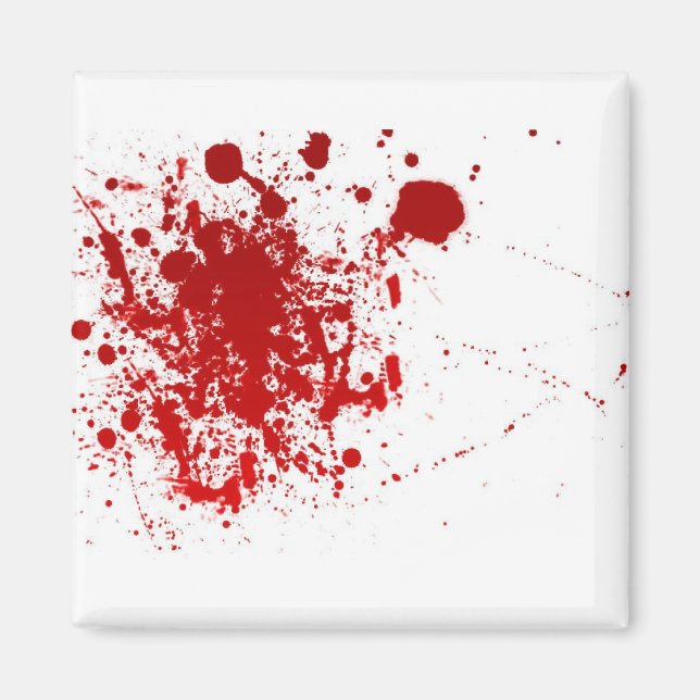 Blod Splatter Magnet (Framsidan)