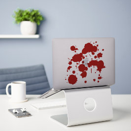 Blod Splatter Spatter Halloween Klistermärken