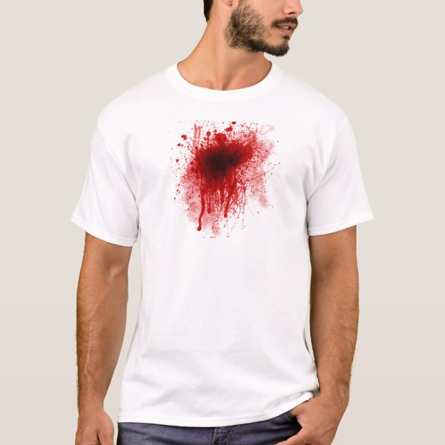 Blod Splatter Tee (Framsida)