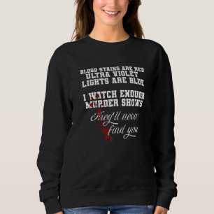 Blod Stains Red Ultraviolet Ljus Blue Hand Bloo T Shirt