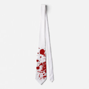 Blod stänkt Tie Slips