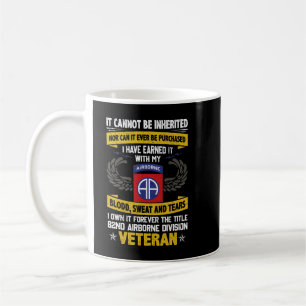 Blod, svett och Tårar jag äger det för titeln Kaffemugg