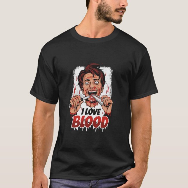 Blod T Shirt (Framsida)