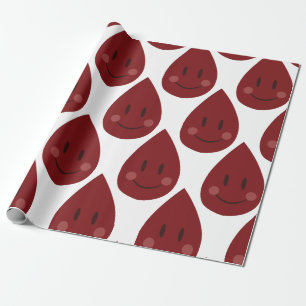 Blod tappar presentpapper