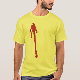 Blod tappar t-shirt