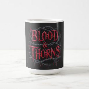 Blod & Thorns Gothic Design - Mörk och Edgy Kaffemugg