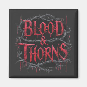 Blod & Thorns Gothic Design - Mörk och Edgy Magnet