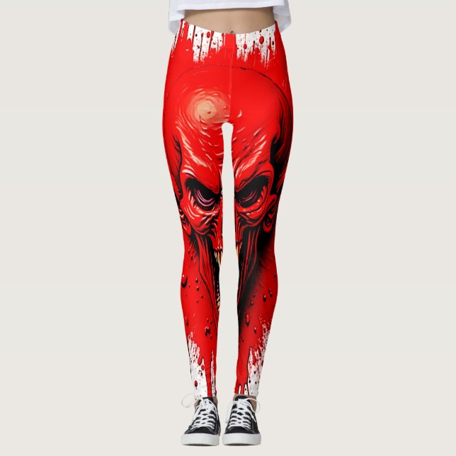 Blod: Vengjust Vampyre Leggings (Framsida)