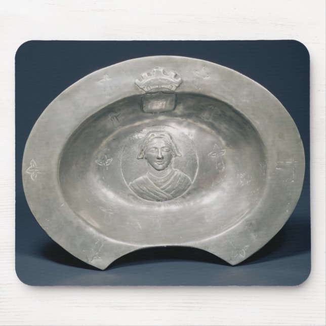 Blöda bunke, fransk, 15th århundrade, pewter musmatta (Framsidan)