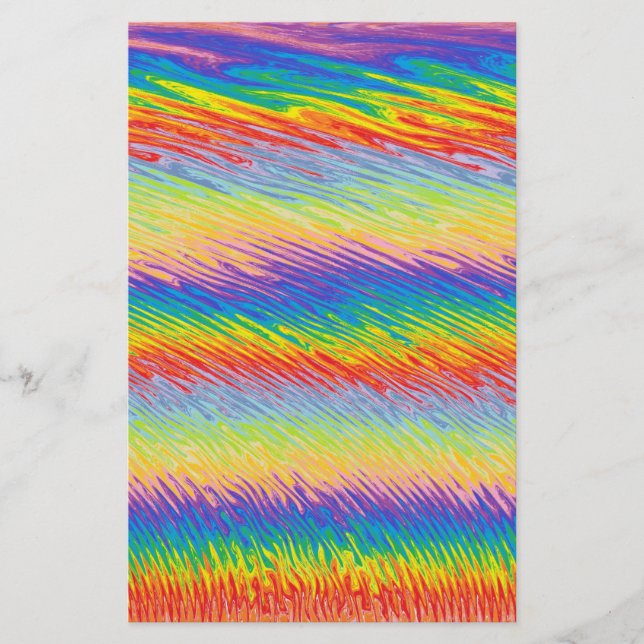 Blöda färgbrevpapper brevpapper (Framsida)