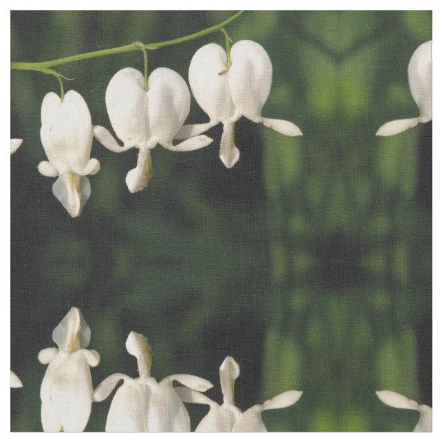 Blöda hjärta för vit tyg (Närbild)