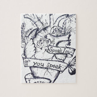 Blöda hjärta pussel