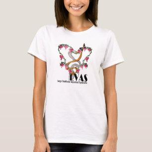 Blöda hjärtaband för LVAS Tee Shirt