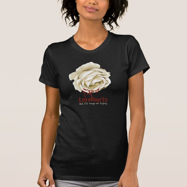 Bloda ner rosa t-shirt (Framsida)