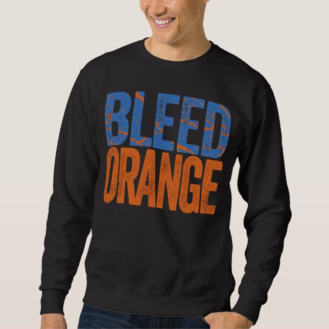 Blöda orangen sweatshirt (Framsida)