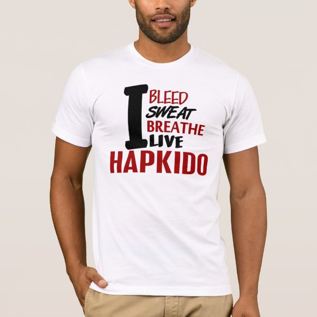 Blöda svett HAPKIDO 1,1 Tee Shirt (Framsida)