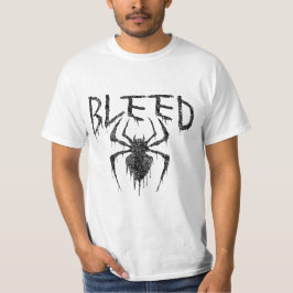Blödande Spindel Smälter Ned – Mörk Dropp Estetik T Shirt