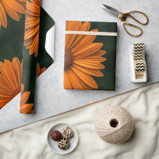 Blodbeläggning - Blommigtens makrofoto Presentpapper