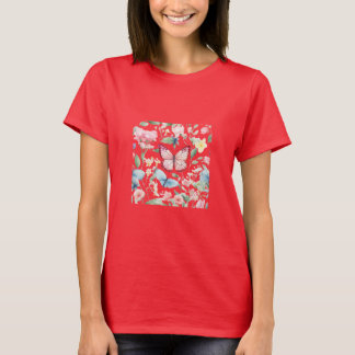 Blodbildande Blommigt T-Shirt