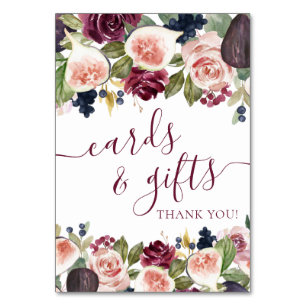 Blodbilder Gått för Moody Elegant Bordsnummer